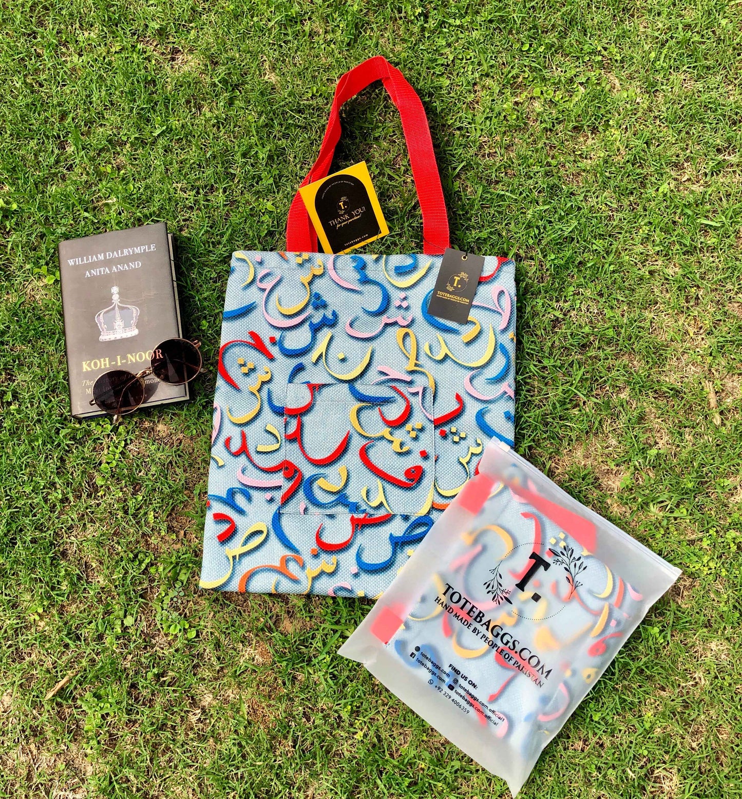 Calligraphy Tote Bag for Stylish & Creative Expression - Tote Baggs
