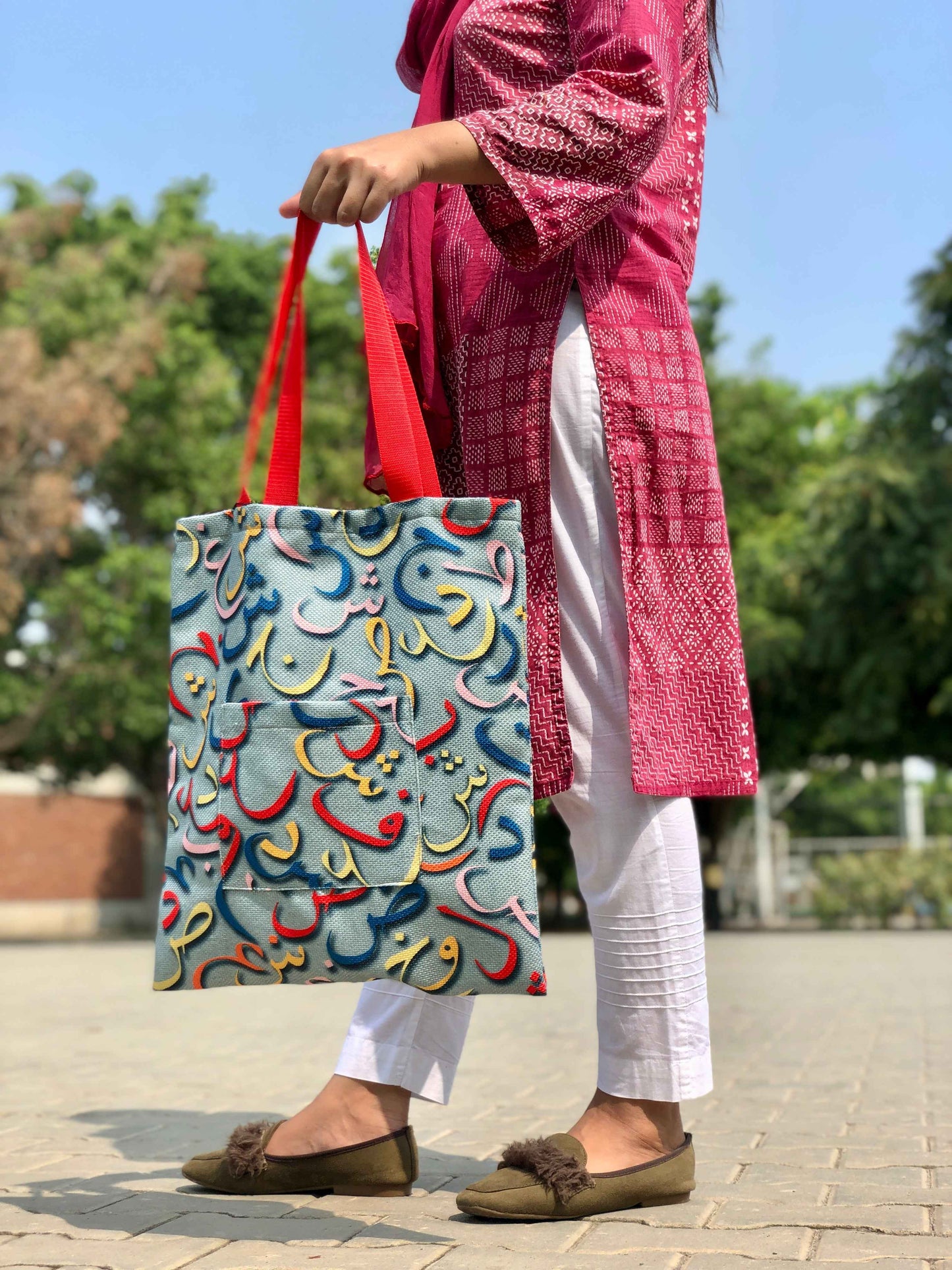 Calligraphy Tote Bag for Stylish & Creative Expression - Tote Baggs