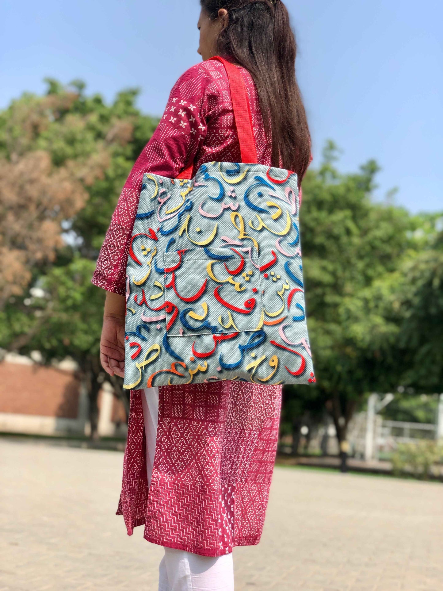 Calligraphy Tote Bag for Stylish & Creative Expression - Tote Baggs