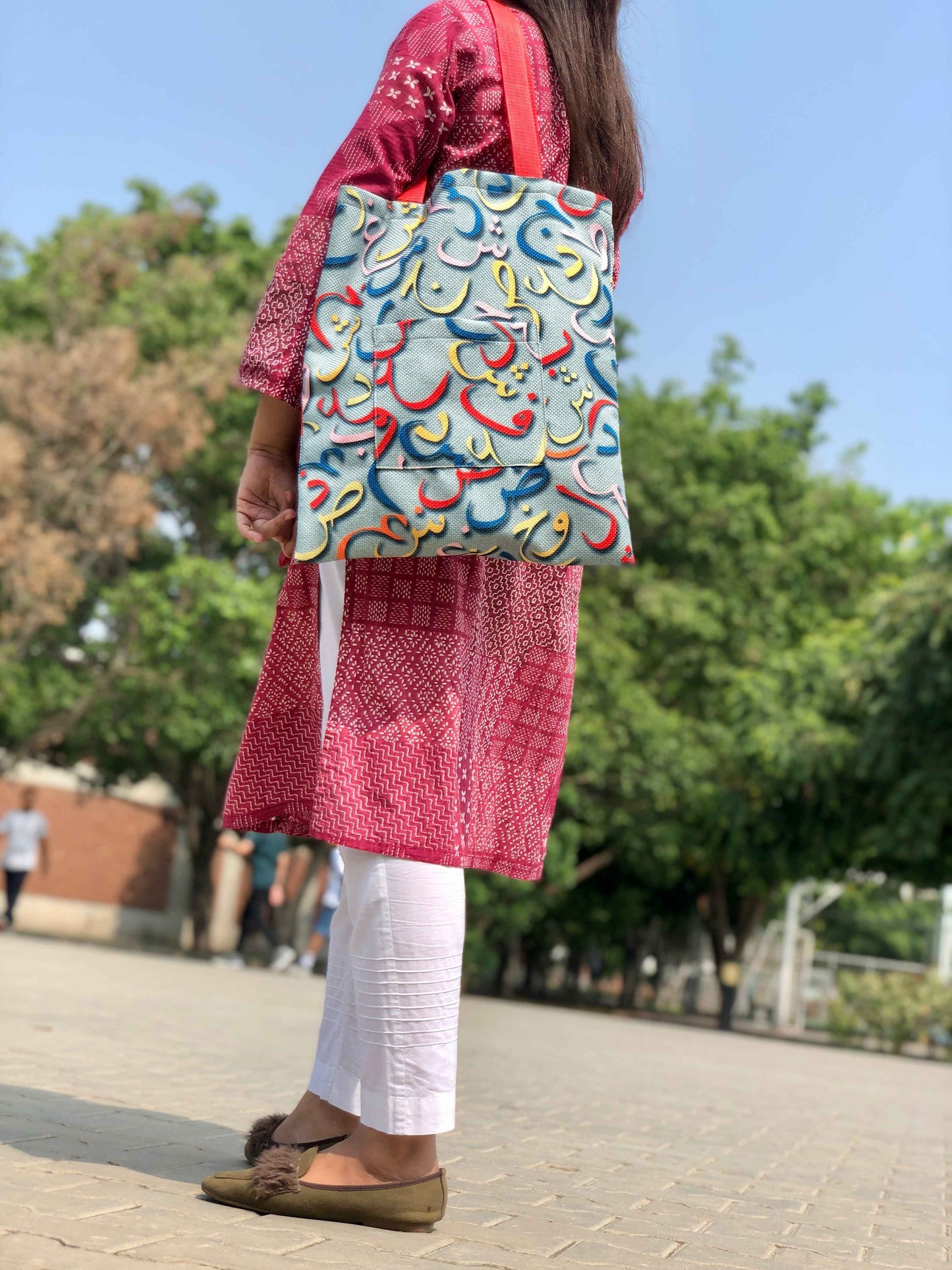 Calligraphy Tote Bag for Stylish & Creative Expression - Tote Baggs