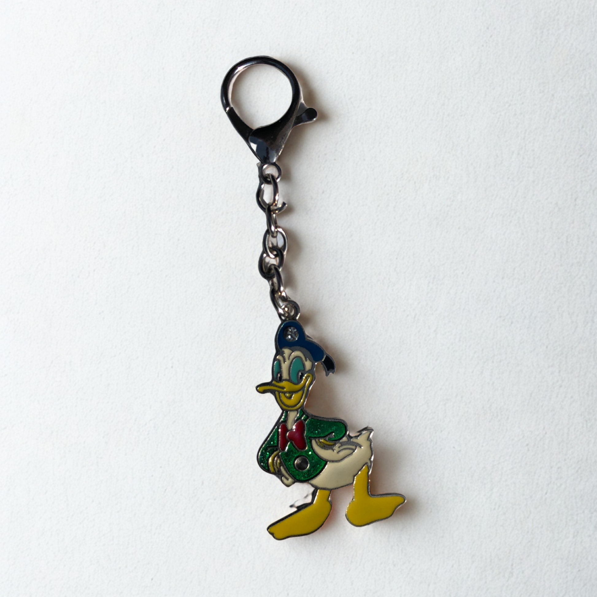 Keychain with cartoon character on a white background