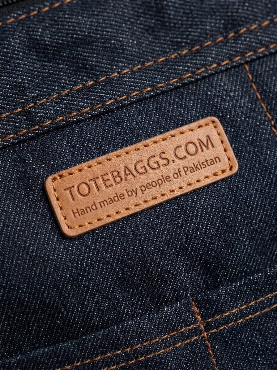 Unisex Premium Raw Denim Crossbody Bag – Minimalist Everyday Messenger