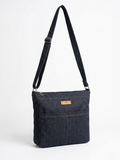 Unisex Premium Raw Denim Crossbody Bag – Minimalist Everyday Messenger